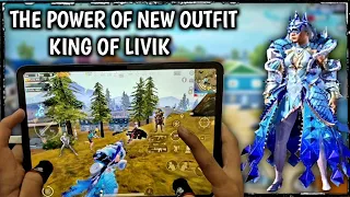 31 KILLS IN LIVIK | MY NEW OUTFIT WINTRY RULER SET GAMEPLAY | IPAD M1 CHIP 4-FINGERS CLAW HANDCAM