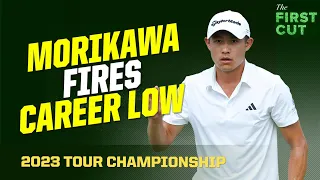 Collin Morikawa Fires a 61 + Rory McIlroy's Bad Back - 2023 Tour Championship | First Cut Podcast