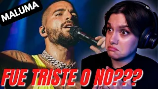 LO HIZO TERRIBLE?!!!😫 | MALUMA - EL TRISTE | REACCIÓN Y ANÁLISIS VOCAL Y MUSICAL