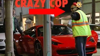 Ferrari Driver Escapes from a CRAZY COP Prank