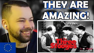 European Reacts: THE THREE STOOGES: Malice in the Palace