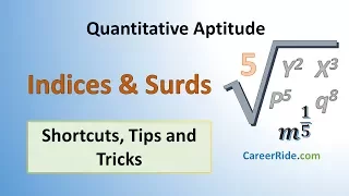 Surds and Indices - Shortcuts & Tricks for Placement Tests, Job Interviews & Exams