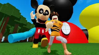 Mickey Mouse Nak Makan Manusia!!! [Rickey Rat] (Roblox Malaysia)