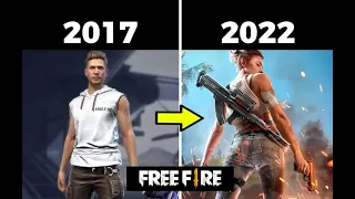 A INCRÍVEL EVOLUÇÃO DE FREEFIRE - 2017 à 2022