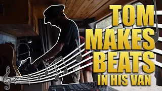 Van Tour - Tom Green Makes Beats In Van Recording Studio - El Morro New Mexico - Van Life