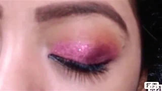 Glitter eyeshadow makeup tutorial ll mohar's make-up