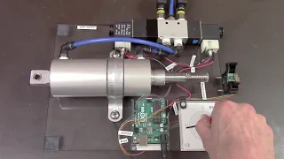 Arduino Pneumatic Cylinder Servo Using Smart Sensors