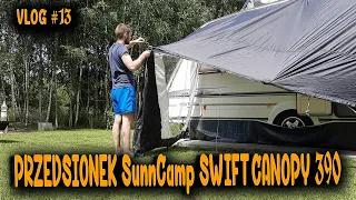 Przedsionek do Przyczepy Kempingowej-BRAKUJE ELEMENTÓW!!! (SUNNCAMP SWIFT CANOPY 390 ) Vlog#13