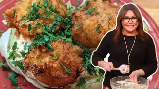 How to Make Crab and Shrimp Hush Puppies with Tangy Remoulade | Rachael Ray