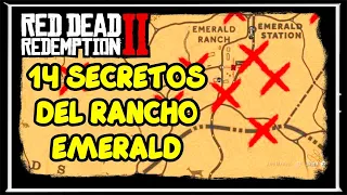 🔥 14 SECRETOS, ÁRMAS ÚNICAS, OBJETOS RAROS en el RANCHO EMERALD en RED DEAD REDEMPTION 2 - Guía