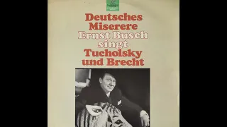 Ernst Busch singt Kurt Tucholsky