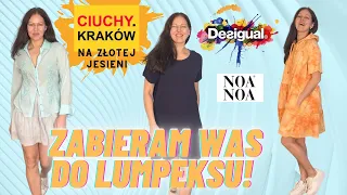 Zabieram Was do Lumpeksu - Ciuchy na Złotej Jesieni i inne zakupy! Jedwab, NoaNoa i design z Lumpka!