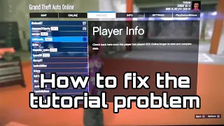 GTA Online : GTA Online tutorial error when joining or inviting friends