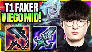 FAKER IS SO GOOD WITH NEW CHAMPION VIEGO! - T1 Faker Plays Viego Mid vs Lucian! | Season 11