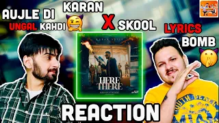 Reaction on Karan Aujla | Here There | Official Video | ReactHub Karan Aujla Tru Skool