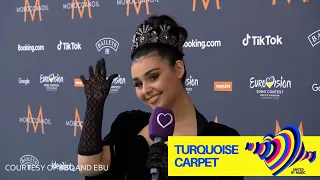 Alessandra on the Turquoise Carpet (Eurovision Song Contest 2023, Liverpool)