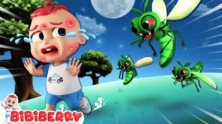 Zombie Mosquito, Go Away! 🐝🦟 Itchy Itchy Song | Funny Kids Songs | Bibiberry Nursery Rhymes