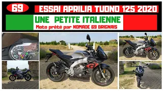 ESSAI APRILIA TUONO 125 cc 2020