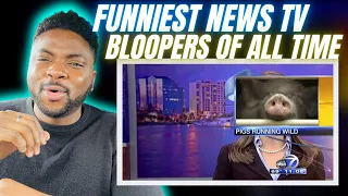 🇬🇧BRIT Reacts To THE FUNNIEST TV NEWS BLOOPERS OF ALL TIME!