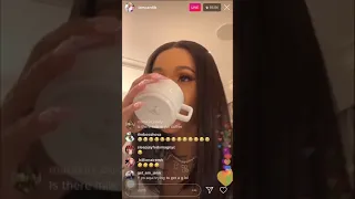 CARDI B SAYING SHE MISSES OFFSETS 🍆 ON LIVE !!!
