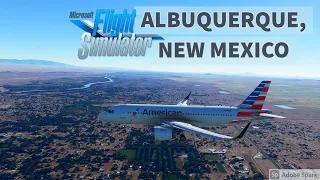 ✈️ MICROSOFT FLIGHT SIMULATOR 2020 | LOS ANGELES - ALBUQUERQUE, NM - AMERICAN A320NEO  - AcePilotHD