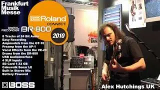 BR-800 Part 1 Digital Recorder  Musikmesse 2010 Booth Demo