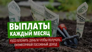 Куда вложить деньги чтобы получать ежемесячный доход? Пассивный доход каждый месяц по акциям и ETF