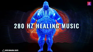 Powerful 280 Hz Healing Frequency Sleep Music | 280 Hertz Binaural Beats Sine Waves