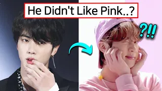 Why BTS Jin Started to Love 'Pink' Color So Much..?