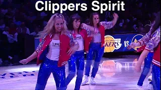 Clippers Spirit (Los Angeles Clippers Dancers) - NBA Dancers - 4/6/2022 dance performance