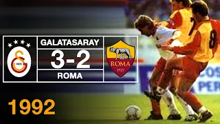 Nostalji Maçlar | Galatasaray 3- 2 Roma ( 09.12.1992 )