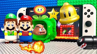 Lego Mario and Luigi enters the Nintendo Switch game to save Yoshis. Can Lego Mario bros. save them?