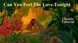 Can You Feel The Love Tonight - The Lion King [Chords, picking, strumming & acoustic]