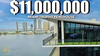 Touring a $11 Million Dollar | Miami Penthouse at Prive Island | Peter J Ancona