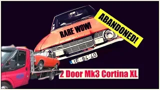 WOW! Abandoned Mk3 Ford Cortina! XL