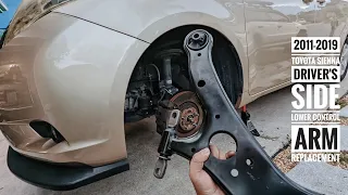 2011-2019 Toyota Sienna Driver's side lower control arm replacement