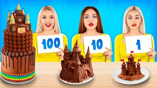Desafio: 100 Camadas de Chocolate | Guerra de Doces e Petiscos! Batalha Épica por RATATA BOOM