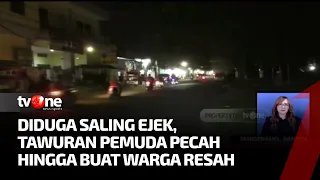 Dua Kelompok Pemuda di Tengerang Terlibat Tawuran Lantaran Saling Ejek | Kabar Pagi tvOne