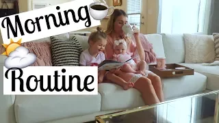 MORNING ROUTINE  | SAHM of two | Newborn & Toddler | Tara Henderson | Brianna K Collab