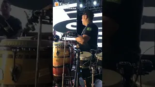 Percussão Unha Pintada . (PASSAGEM DE SOM) . Sigam me no Instagram @vinicius.pinheiro_perc . ☺️☺️☺️