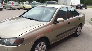 Nissan Almera, 2004 1.5 MT (98 л.с.) Экспресс обзор от Никулина Александра, автосалон Boston