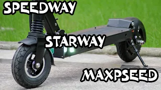 ОБЗОР И СРАВНЕНИЕ ЭЛЕКТРОСАМОКАТОВ SPEEDWAY, STARWAY MINI 4 И MAXSPEED