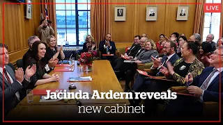 PM Jacinda Ardern reveals new cabinet