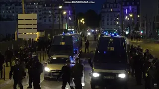 Протесты в Париже в поддержку Black Lives Matter в США. Protests in Paris.