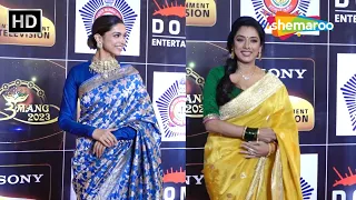 Deepika Padukone & Anupama Fame Rupali Ganguly At Red Carpet of Umang Festival 2023