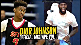 Dior Johnson Is THE BEST 15 Year Old Point Guard!! Even LeBron Is Impressed! Official Mixtape!