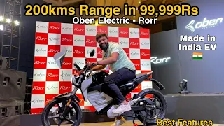 Oben Electric - Rorr complete Walk around and Features| Fast charging with Pradeep on Wheels