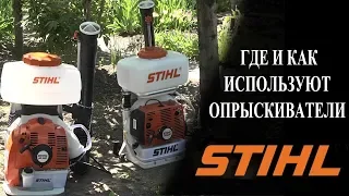 Области применения опрыскивателей STIHL