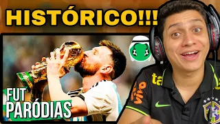 REACT - 🎵 QUE FINAL!!! ARGENTINA É CAMPEÃ DA COPA EM JOGO HISTÓRICO! | FutParódias