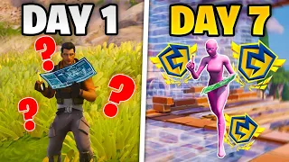 7 Day Controller Fortnite Progression (HANDCAM  + TIPS)